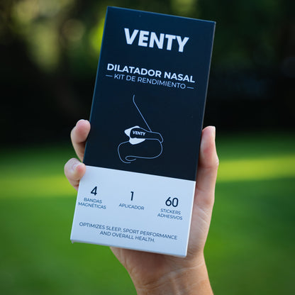 VENTY® - Tiras Nasales Magnéticas