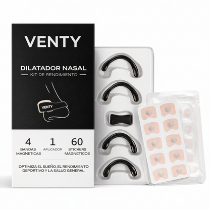 VENTY® - Tiras Nasales Magnéticas