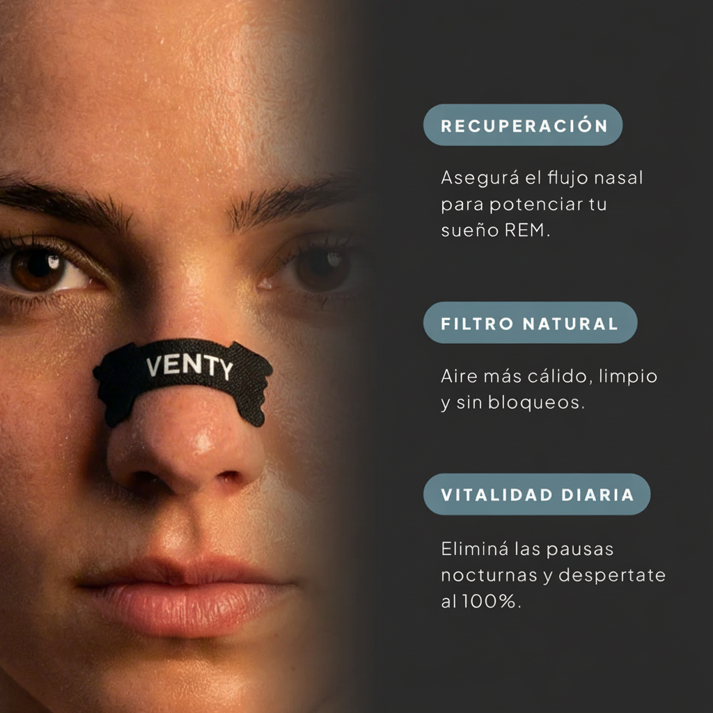 Venty - imagen lifestyle con tira nasal