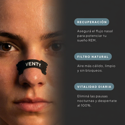 Venty - imagen lifestyle con tira nasal